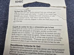 Testors Aztek 9346C Top Feed 12cc Color Cup Airbrush Accessory – New & Sealed