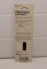 Paper Mate DYNAGRIP RT30 Ballpoint Red Pen Black Ink Med Point 1994