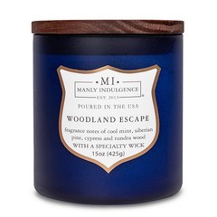 Manly Indulgence Woodland Escape Scented Candles for 15 oz,