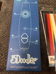3Doodler 3D Printing Pen ABS Great Craft Item w 119 Filament Sticks – tested