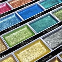 Kuretake Gansai Tanbi Metallic Color 24-Color Set MC20/24V/NW3