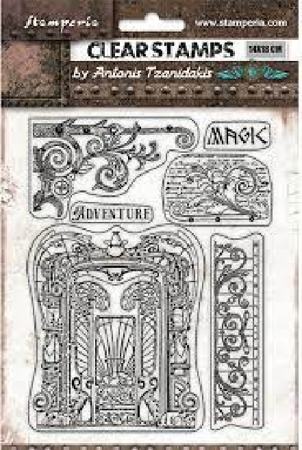 STAMPERIA ACRYLIC STAMPS – ADVENTURE