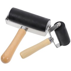 2 Pcs Ink Hand Roller Printmaking Rollers Floor for Vinyl Flooring