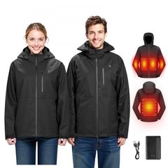 Heated Jacket for Women with 7.4V Battery, Soft Shell Electric Heating Coat,…