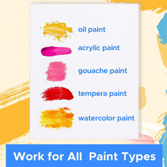 Canvas Boards for Painting 64 Pack Bulk, 5X7 Inch Small Painting Canvases, Mini