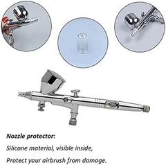 Complete 10-Piece Airbrush Maintenance Kit – Precision 0.5mm Needles & Nozzles