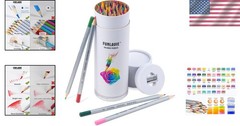 Professional Soft Core Colored Pencils – 48 Vibrant Colors for Art & Relaxation