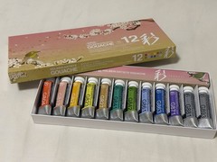 Holbein Artists’ Gouache Traditional Colors of Japan Irodori Spring Set 12*15ml