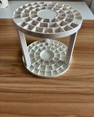 Makeup & Artist Paint Brush Holder 49 Hole Plastic Desk Stand Holding Rack NEW