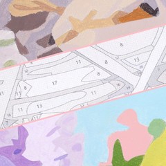 Oil Painting DIY Paint by Numbers for Beginner Cherry Blossoms Painting by Nu…