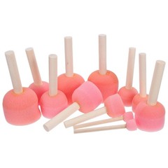 25 PCS Foam Paint Brushes Sponge for Painting Craft Drawing Tools Children’s