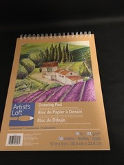 Artist’s Loft 12×9 Drawing Pad 50Sheets & Strathmore 12×9 Sketch 90 Sheets