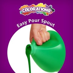 Paraben-Free Tempera Paint for Kids – 1 Gallon, Orange Paraben-Free Formula
