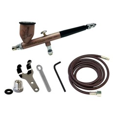 Paasche Talon Rose Gold/Black Cerakote Double-Action Airbrush Set C-TG1AS-GB
