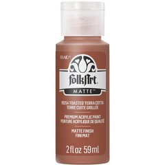 Acrylic Paint Toasted Terra Cotta 2 Fl Oz Art Craft Hobby Drawing Supply