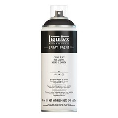 Professional Spray Paint 12oz 400ml Carbon Black for Artists & DIY Projects