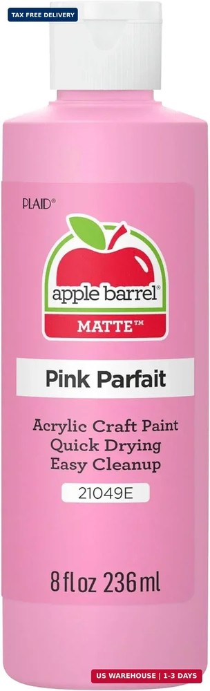 Apple Barrel, Acrylic Paint, 8 fl oz, Pink Parfait, (Pack of 1)