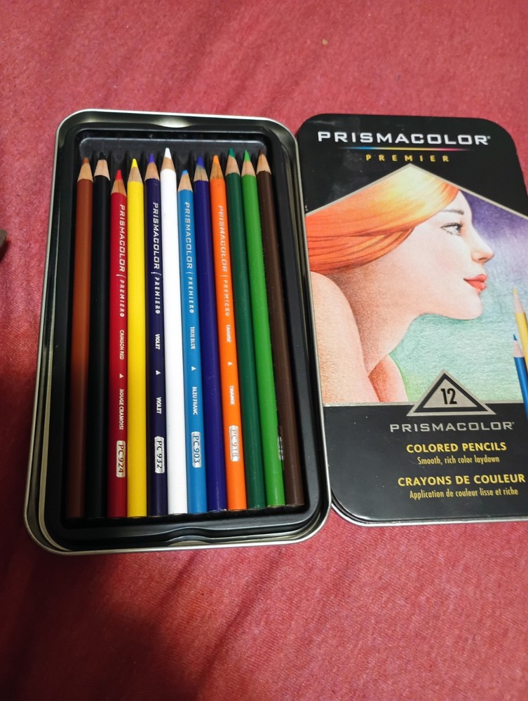 Prismacolor Premier Colored Pencils 12-Pack Hardly Used