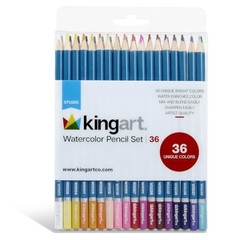 36 Count Watercolor Pencils, Vibrant Pigments for Blending, Drawing & Paintin…