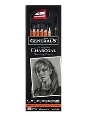 General’s Charcoal Drawing Pencils Set – set of 6