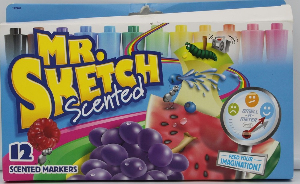 Mr Sketch Scented Markers 12 Count Assorted Scents Colorful Washable Markers