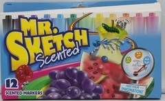 Mr Sketch Scented Markers 12 Count Assorted Scents Colorful Washable Markers