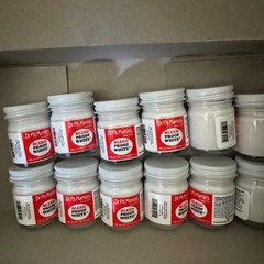Lot of 12 Dr. Ph. Martin’s Bleed Proof White Fine Art Paint, 1.0 oz, White