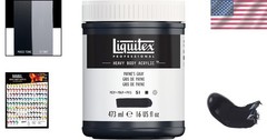 Professional Grade Payne’s Gray Acrylic Paint, 16oz