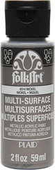 Multi-Surface Metallic Paint in Assorted Colors (2 Oz), Metallic Nickel