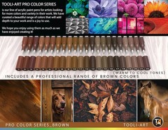 22 Brown Tones Paint Pens with Quick-Drying, Non-Toxic Formula – Ideal for Art
