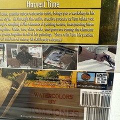 World of Art Harvest Time DVD Tom Jones Watercolor Workshop Training New