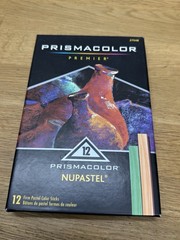 Prismacolor Premier Nupastel Color Sticks 12-Color Artist Set Very Light use