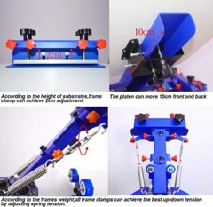INTSUPERMAI 4 Color 1 Station Screen Printing Machine w/ Stand Micro-Adjust 1 pc