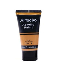 Artecho Acrylic Paint, Raw Sienna Paint (120ml / 4.05oz) Tubes