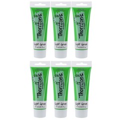 Thornton’s Art Supply Acrylic Paint Tube, 75ml (2.54oz) Pack of 6 – Light Green