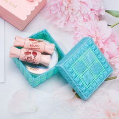Plastic Canvas Kit 4 Set Mesh Sheets 6 Colors Yarn Embroidery Craft FREEBLOSS