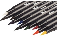 Tombow Primary Palette Dual Brush Pens – 56167 – Blendable – 10 Count -Brand New