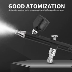 Dual Action Gravity Feed 0.3mm Gun Spray Airbrush Nail Art Paint Tattoo Tool Set