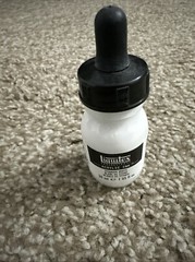 Professional Acrylic Ink, 1-oz (30ml) Jar, Titanium White