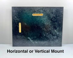 8″x10 & 5″x7″ Black Marble Finished Wood Plaque Boards for Making Custom Awards