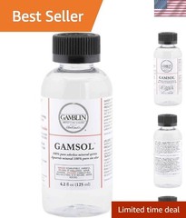 4.2 Oz. Gamsol Odorless Mineral Spirits, Safe And Effective Painting Solvent