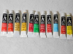Crumbacher Academy Assorted watercolor Paint Tubes .25 fl. oz.(each 7.5 ml)