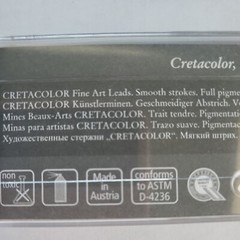 Cretacolor Soft Charcoal Lead 6/Pack Pencil: 120mm x 5.6mm diameter