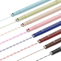 Colored Curve Highlighter Pens Set – 8 Different Shapes & 8 Colors Fine Tips for