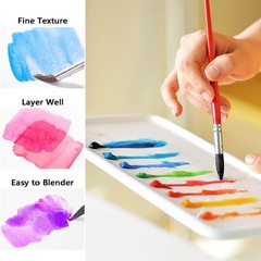 Paint Set, 36 Colors Paint in Tubes (12ml Each) with 3 Brushes, Rich Pigment,…