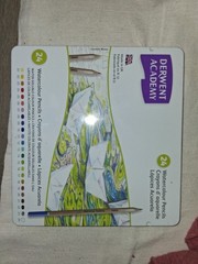 Derwent Academy 24 Watercolor Pencils Multicolor Set