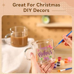 7 Pcs Mother’s Day DIY Mug Paint Your Own Mug Kit Include 2 Paintable Mugs 2 …
