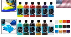 Acrylic Paints, 500ml Bottles, 12 Colors