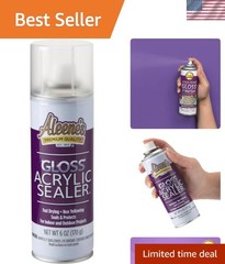 Spray Gloss Finish, 6 Oz Acrylic Sealer, Version, Clear – Gloss