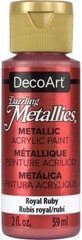 2oz Dazzling Metallics Royal Ruby Acrylic Paint – Ideal for All Surfaces